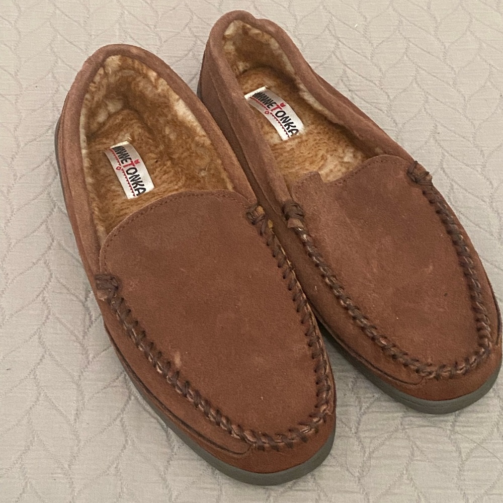 Men’s Leather House Shoes - Picture 1 of 4